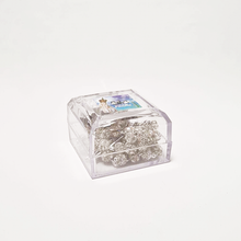 Cargar imagen en el visor de la galería, Premium Silver with Translucent Crystals Rosary of Fatima