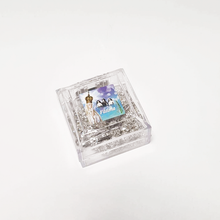 Cargar imagen en el visor de la galería, Premium Silver with Translucent Crystals Rosary of Fatima