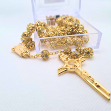 Load image into Gallery viewer, Premium Golden Rosary of Fatima