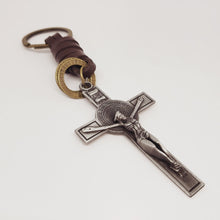 Load image into Gallery viewer, Saint Benedict Keychain