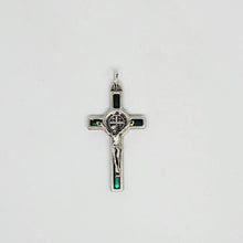 Cargar imagen en el visor de la galería, Saint Benedict Cross Green