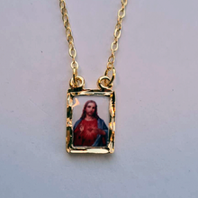 Load image into Gallery viewer, Scapular Our Lady of Fatima and Sacred Heart of Jesus