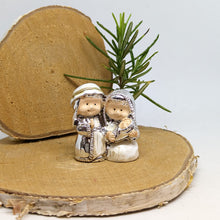 Cargar imagen en el visor de la galería, Silver Nativity Scene | 1.57'' | 4cm