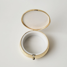 Cargar imagen en el visor de la galería, Silver Plated Pill / Rosary / Wafer Box - Our Lady of Fatima