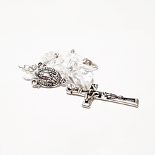 Cargar imagen en el visor de la galería, Translucent Crystal Decade Rosary Bracelet