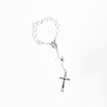 Cargar imagen en el visor de la galería, Translucent Crystal Decade Rosary Bracelet