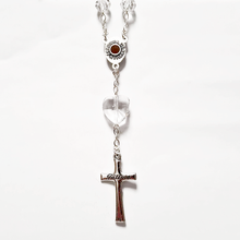Cargar imagen en el visor de la galería, Translucent Crystal Decade Rosary Bracelet