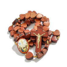Cargar imagen en el visor de la galería, Wood Rosary - Dedicated to Alzheimer's patients
