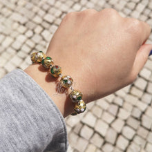 Cargar imagen en el visor de la galería, Cloisonné Decade Rosary Bracelet