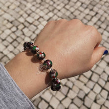 Cargar imagen en el visor de la galería, Cloisonné Decade Rosary Bracelet