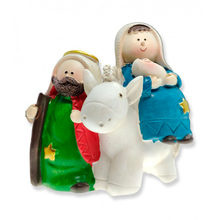 Load image into Gallery viewer, Colored Nativity Set - Flight to Egypt | 2.76'' | 7cm