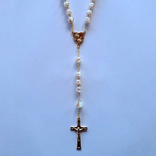 Cargar imagen en el visor de la galería, Centennial Cream & Gold Murano Rosary