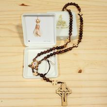 Cargar imagen en el visor de la galería, Holy Wood Fatima Rosary