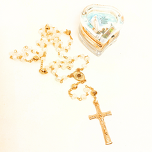 Cargar imagen en el visor de la galería, Apparitions of Fatima Rosary - Heart Box
