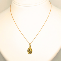 19.2Kt Gold Our Lady of Mount Carmel Necklace
