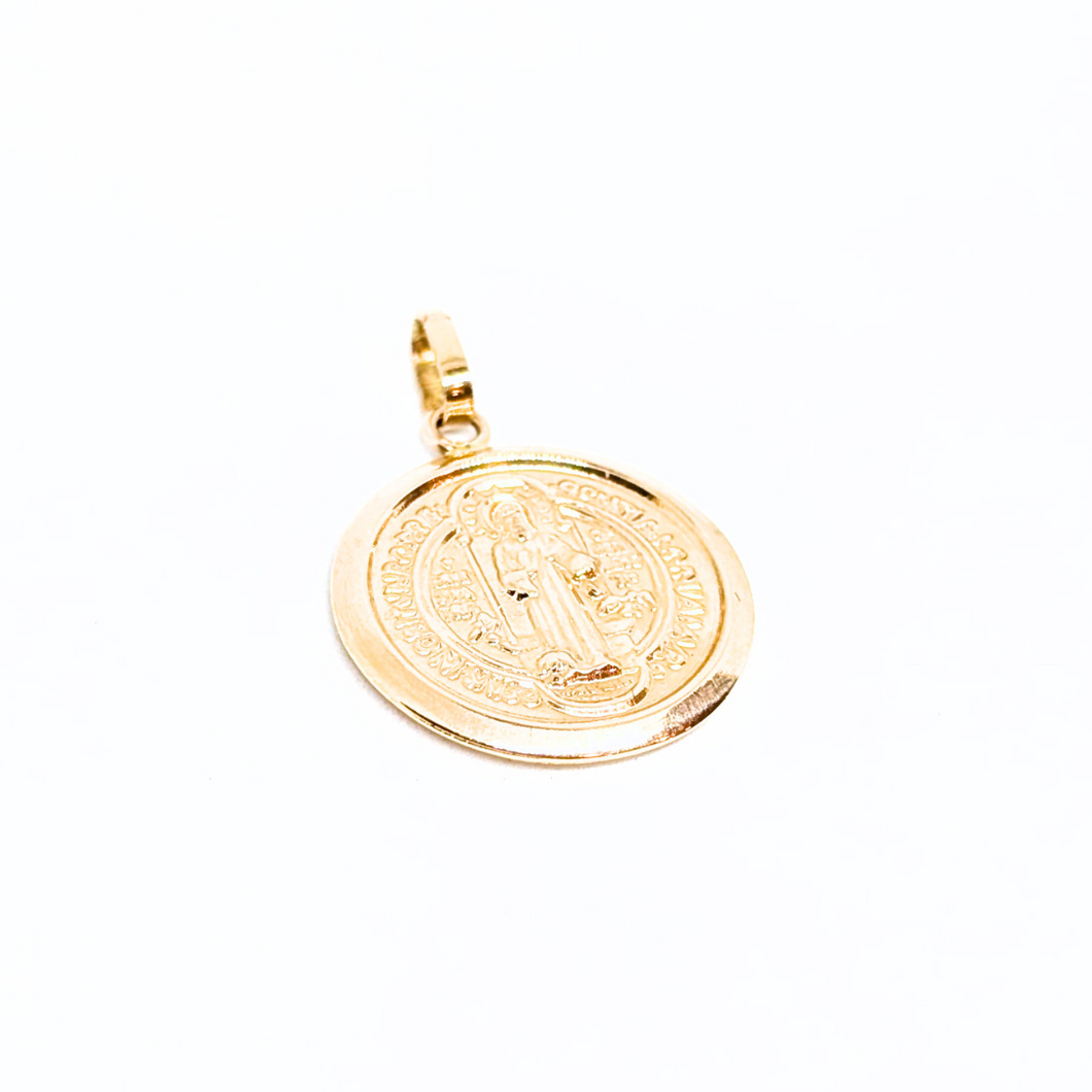 19.2Kt Gold Saint Benedict Medal