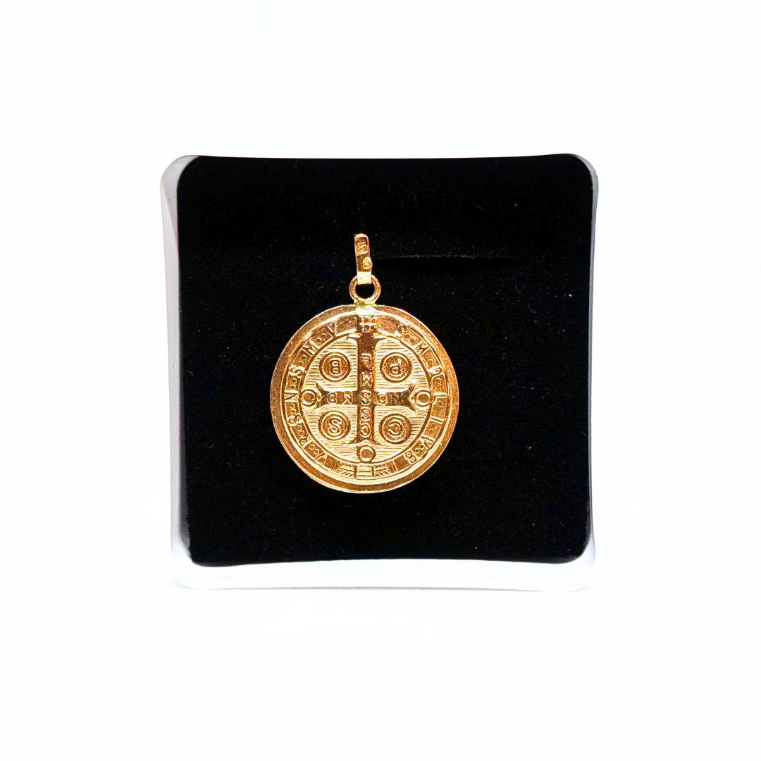 19.2Kt Gold Saint Benedict Medal