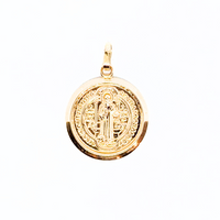 19.2Kt Gold Saint Benedict Medal