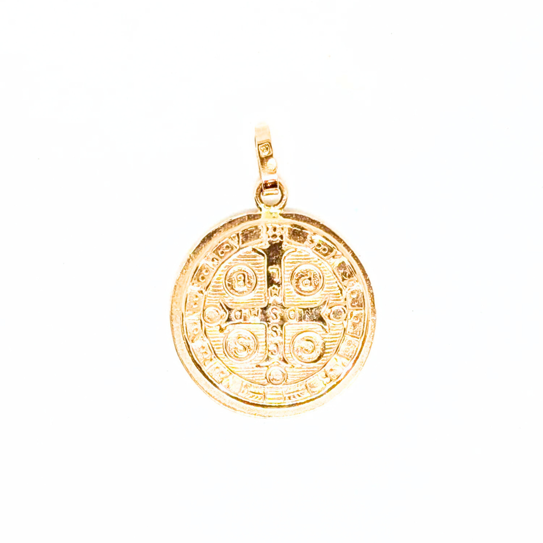 19.2Kt Gold Saint Benedict Medal