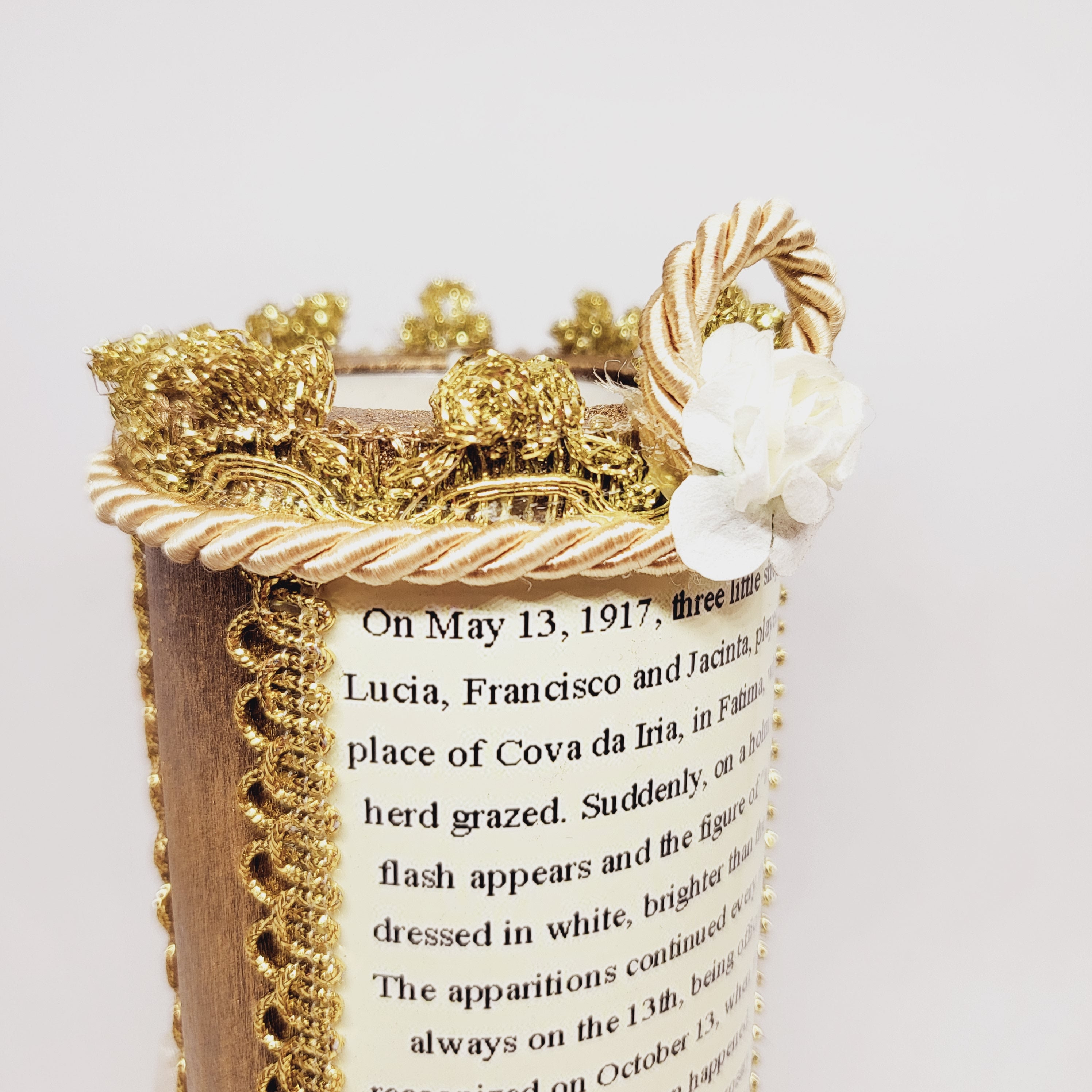 Our Lady of Fatima Candle holder