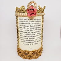 Our Lady of Fatima Candle holder