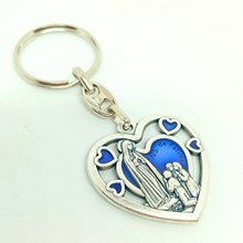 Cargar imagen en el visor de la galería, Apparitions Of Our Lady of Fatima Heart Keychain
