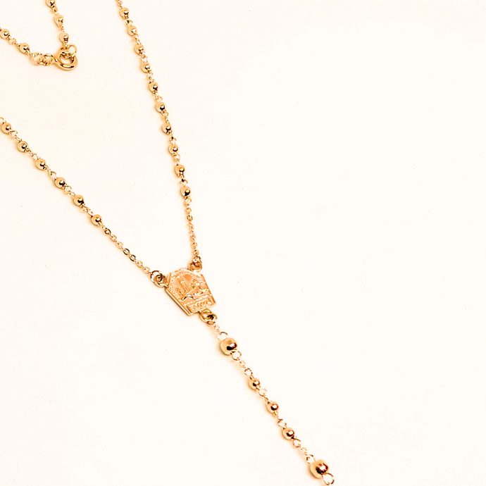 Apparitions Rosary Necklace [9Kt Gold]