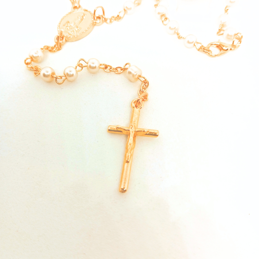 Apparitions of Fatima Rosary - Cross Box