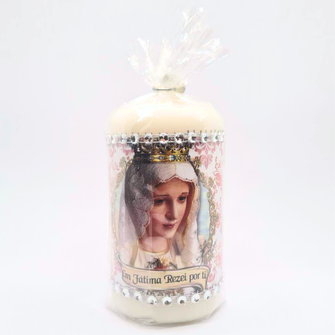 Apparitions of Our Lady Of Fatima Candle 3.9''| 10 cm