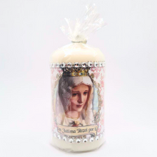 Cargar imagen en el visor de la galería, Apparitions of Our Lady Of Fatima Candle 3.9&#39;&#39;| 10 cm
