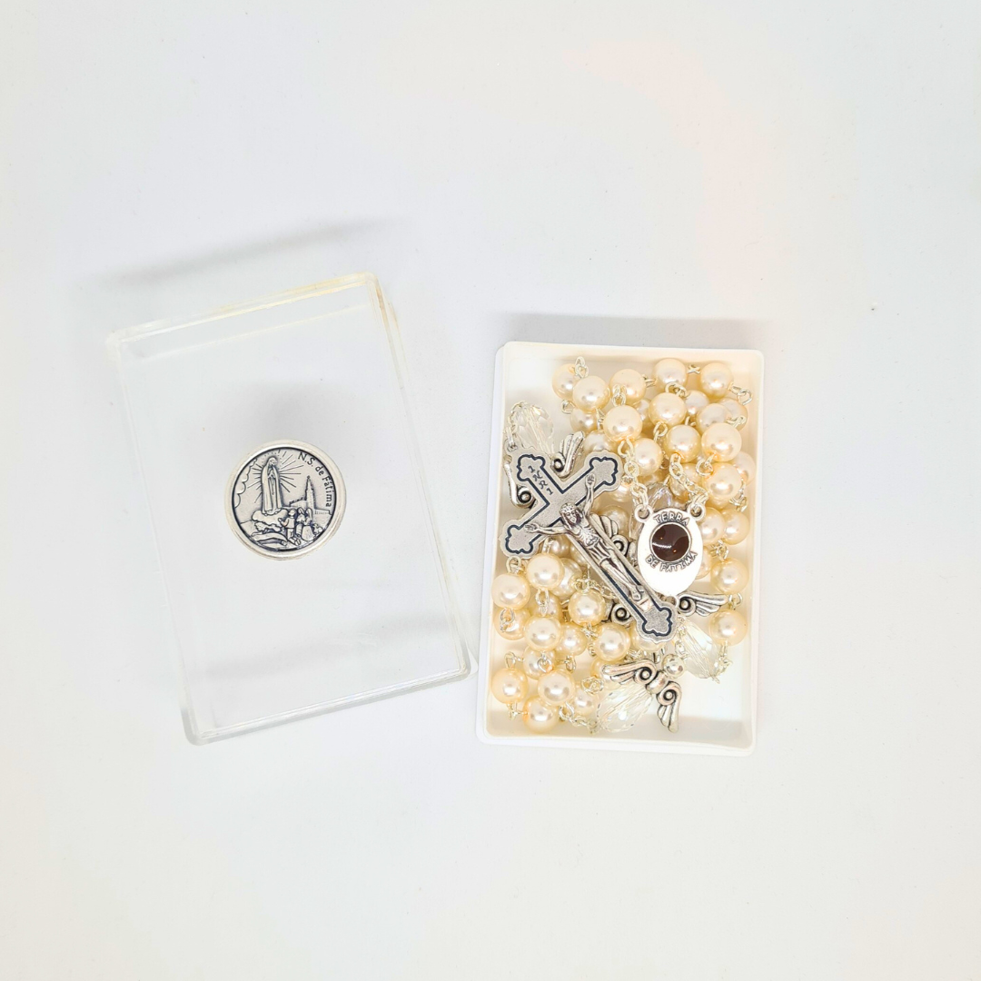 Angel Rosary – Apparitions of Our Lady of Fatima with Terra de Fátima Relic