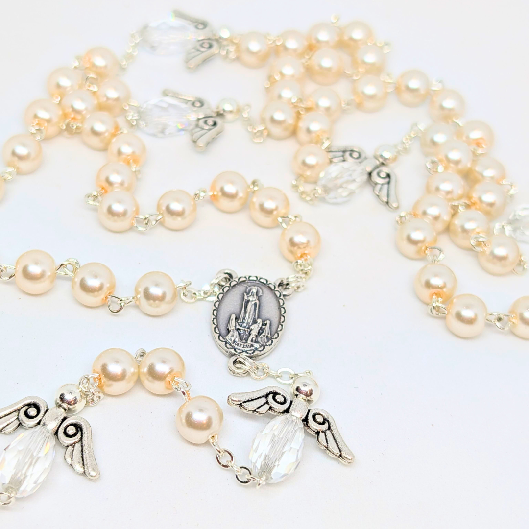 Angel Rosary – Apparitions of Our Lady of Fatima with Terra de Fátima Relic