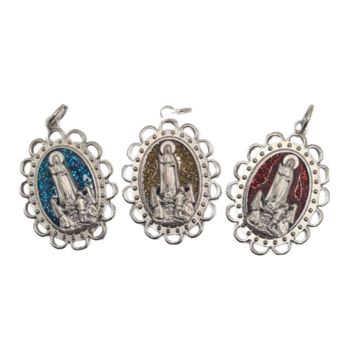 Medalla Apariciones de Nuestra Señora de Fátima [Varios Colores]