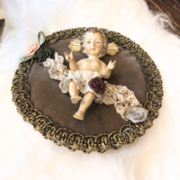 Baby Jesus with Round Pillow