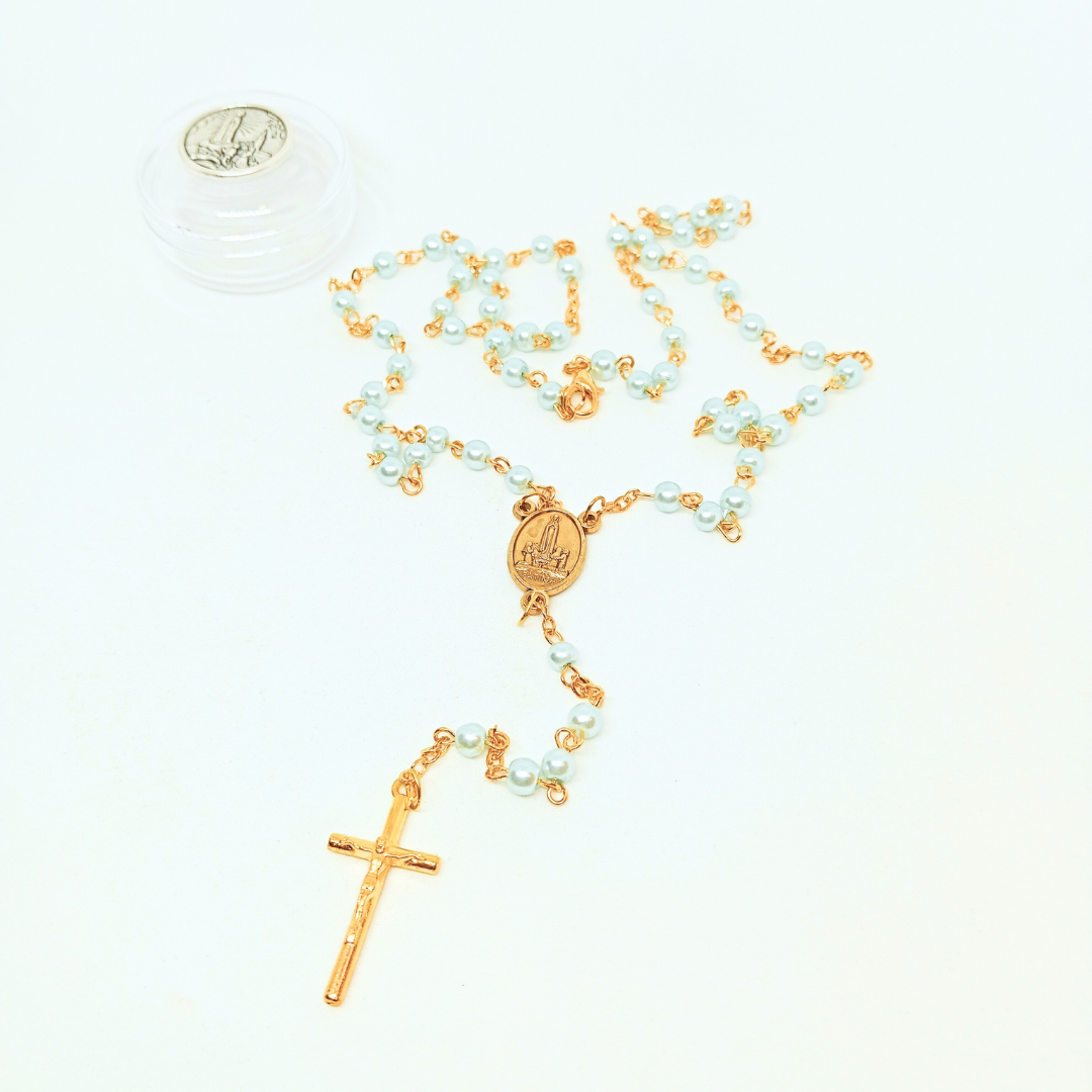 Blue Pearl Rosary