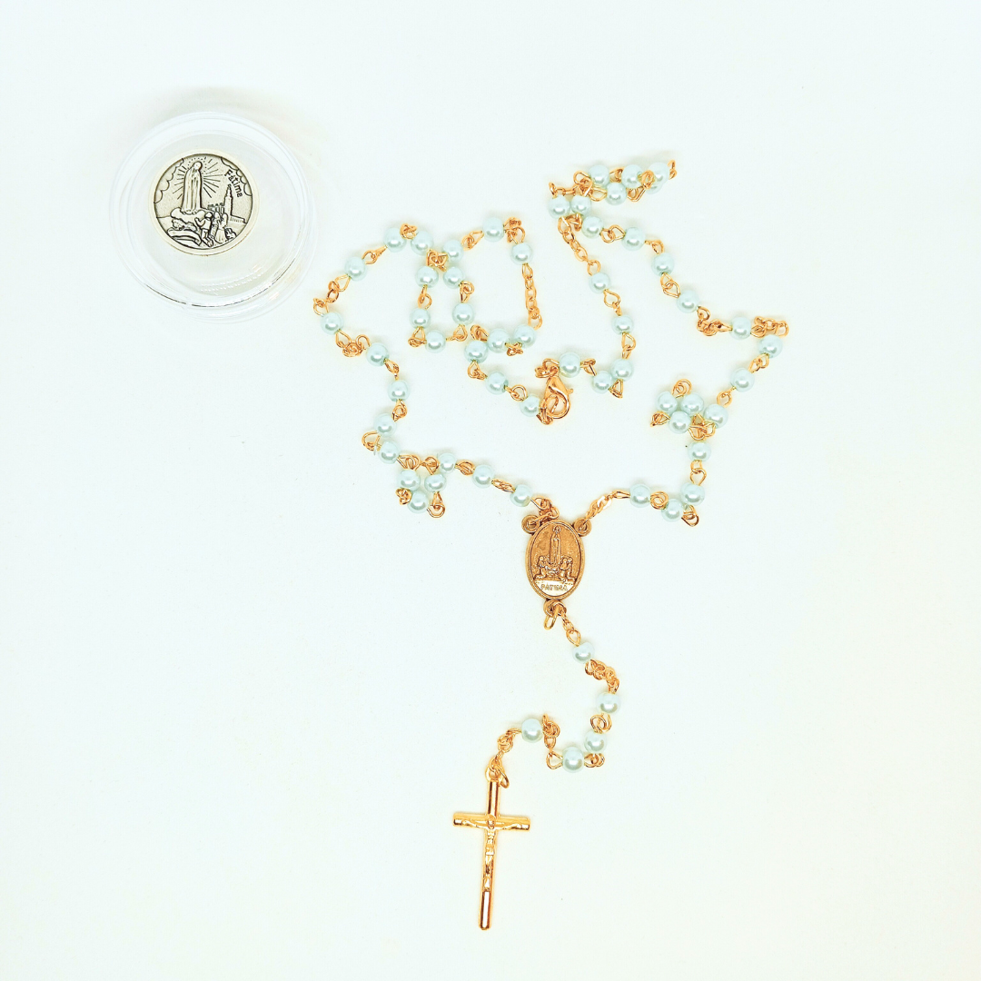 Blue Pearl Rosary