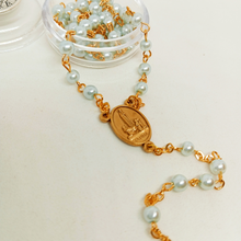 Load image into Gallery viewer, Blue Pearl Rosary
