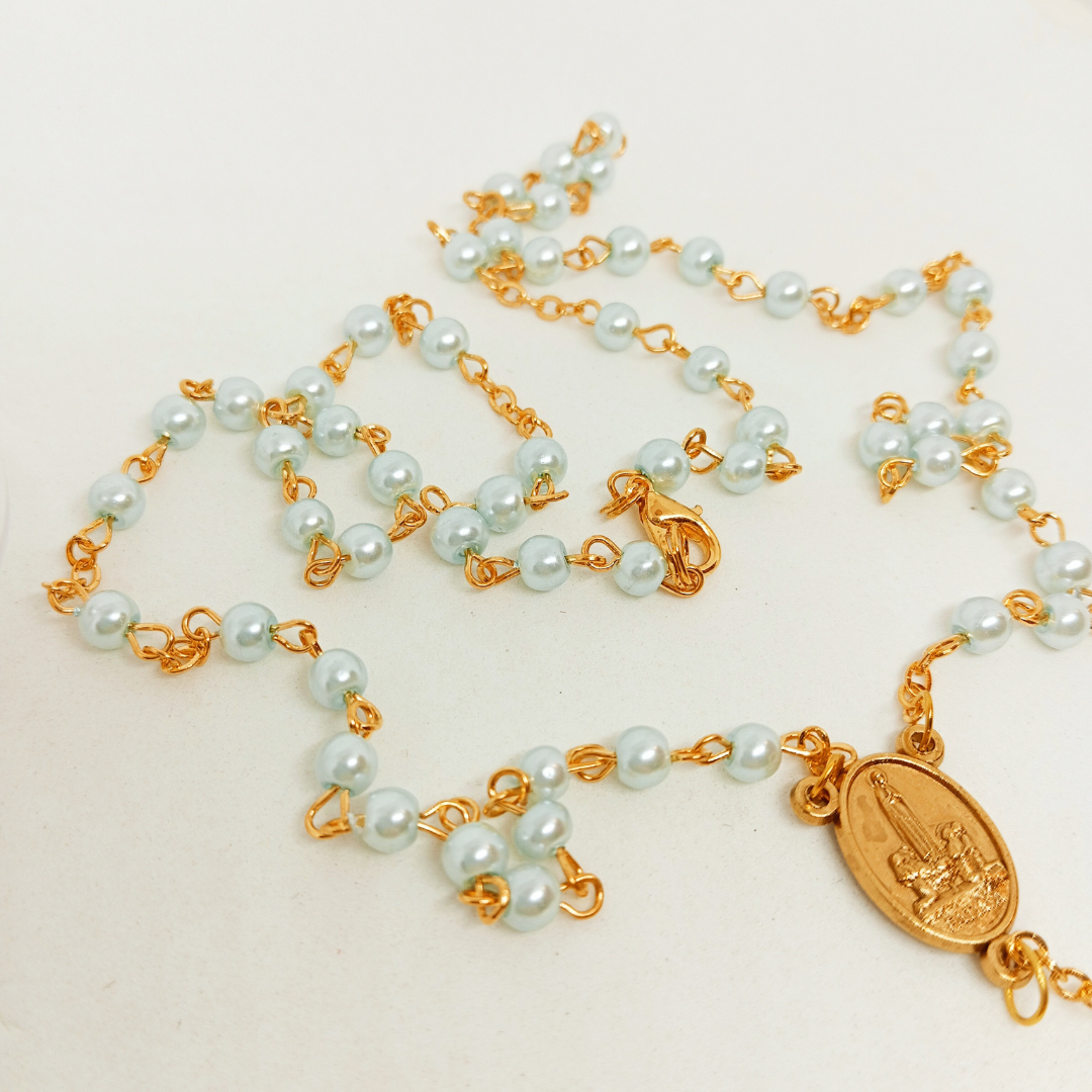 Blue Pearl Rosary