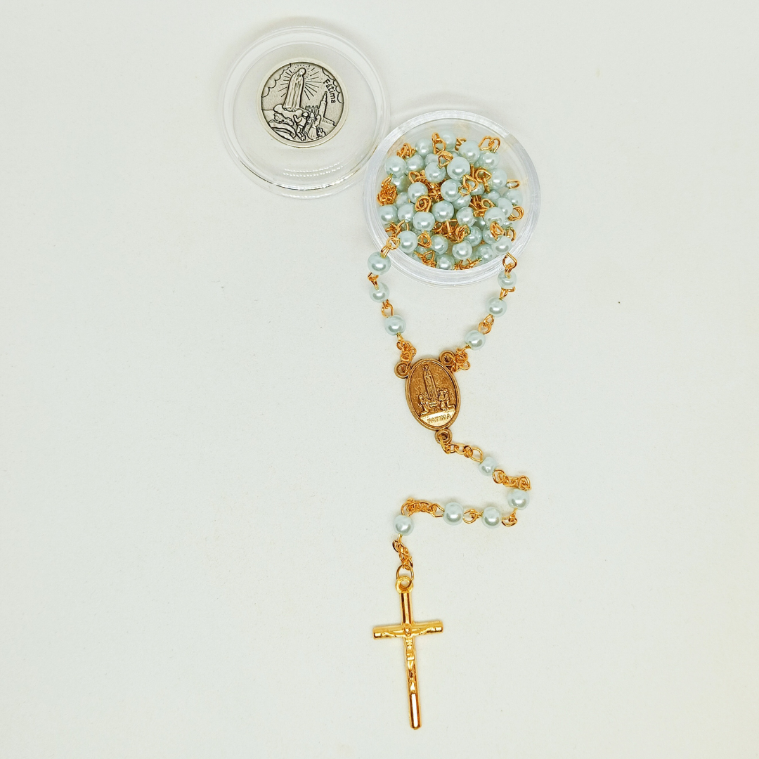 Blue Pearl Rosary