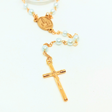 Load image into Gallery viewer, Blue Pearl Rosary
