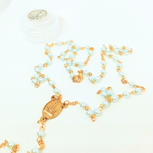 Load image into Gallery viewer, Blue Pearl Rosary
