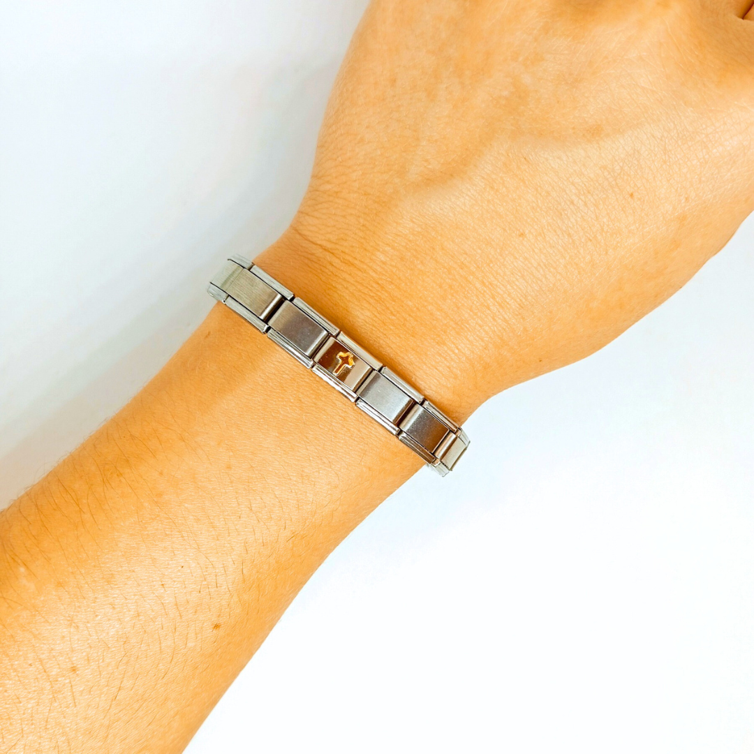 Cross Bracelet [Stainless Steel]