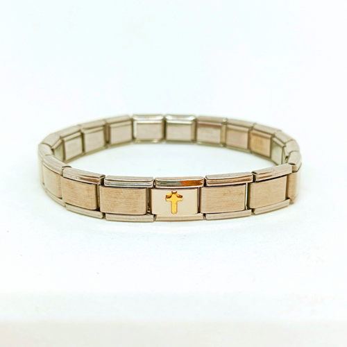 Cross Bracelet [Stainless Steel]