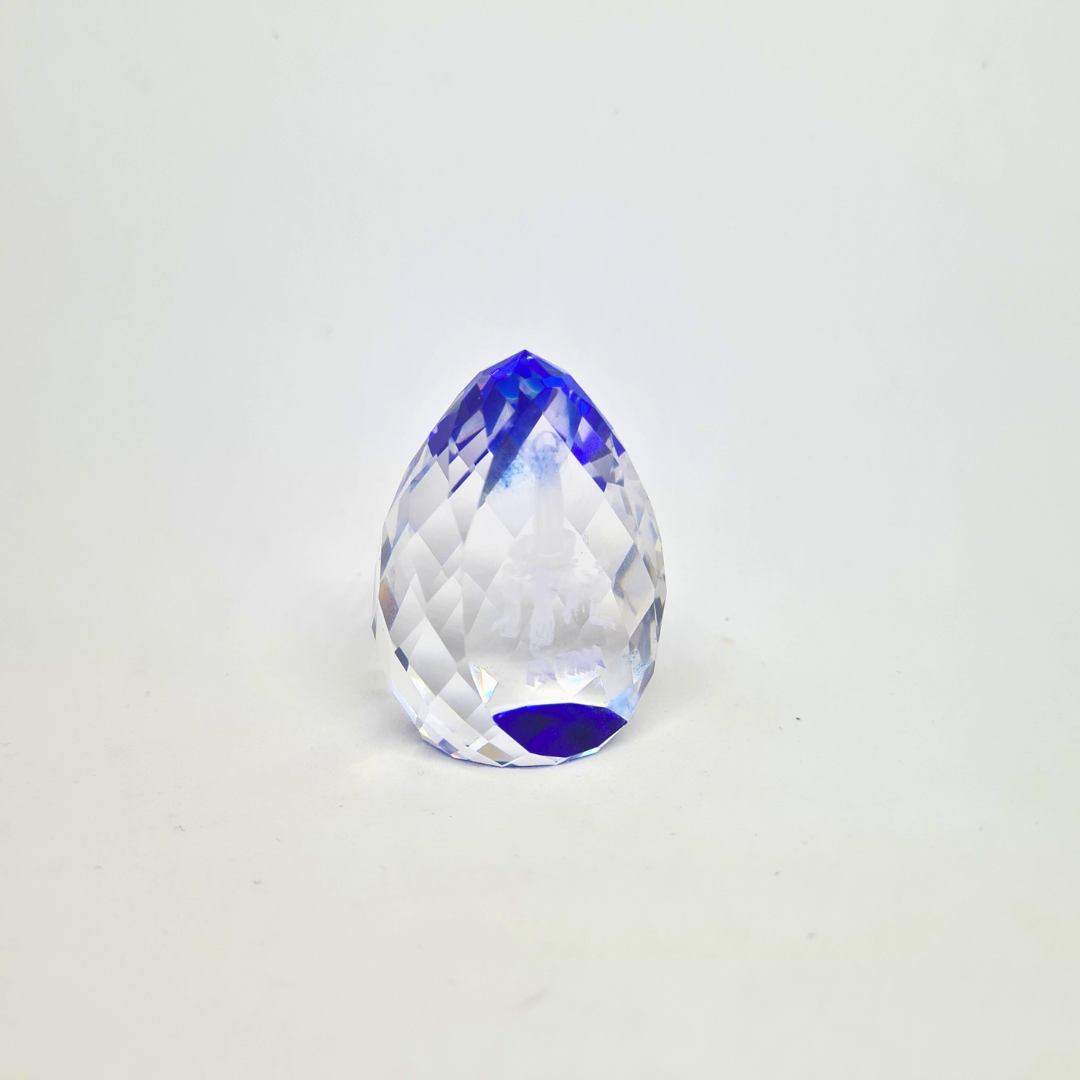 Crystal Glass with Fatima Apparition [1.57'' | 4cm]