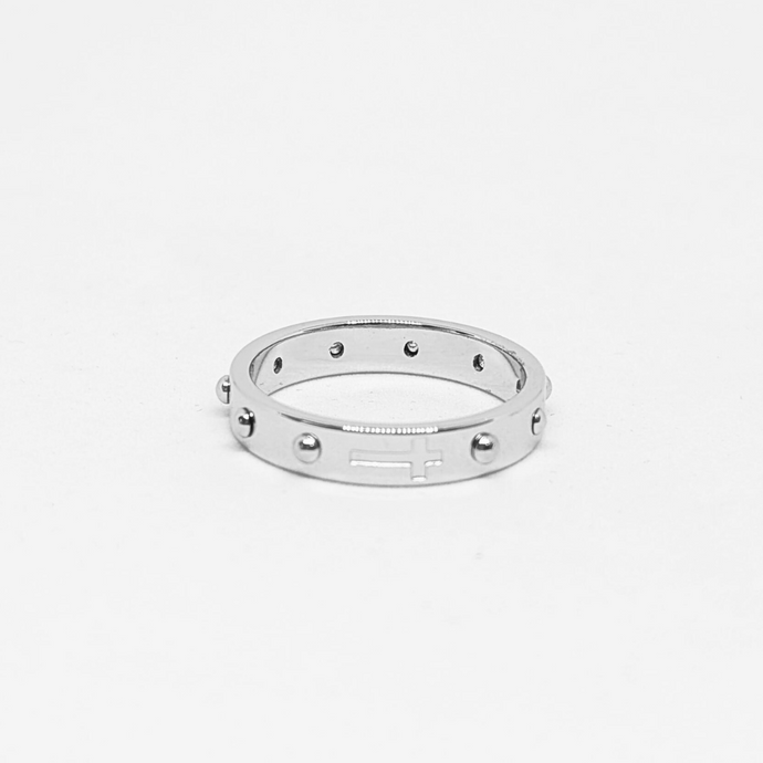 Decade Rosary Ring [Silver & Golden]