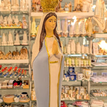 Load image into Gallery viewer, Blue Our Lady of Fatima Statue with Golden Crown [7.9'' | 20cm]
