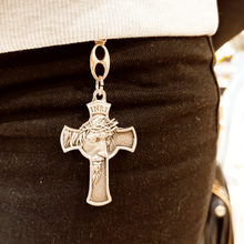 Load image into Gallery viewer, Face of Christ Metal Keychain
