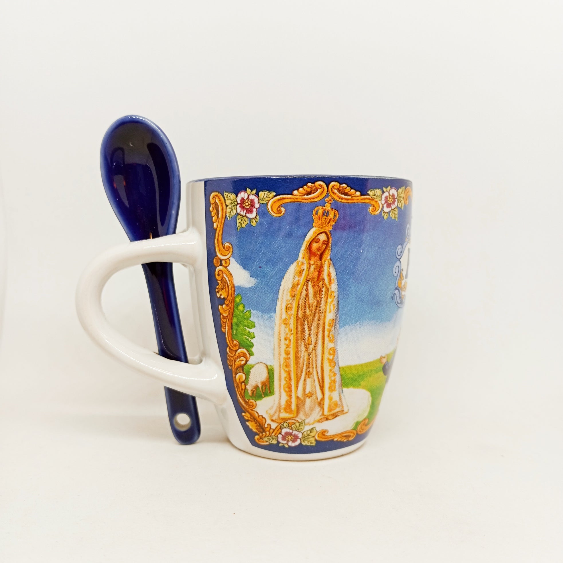 Taza Fátima con cuchara