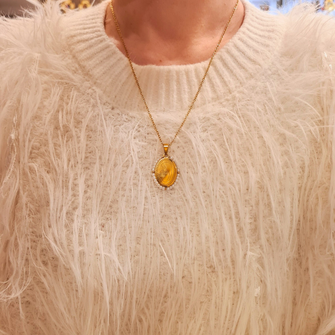 Fatima Necklace [Stainless Steel]