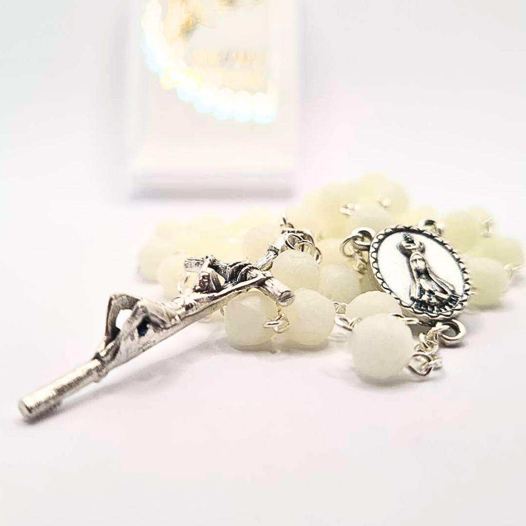 Glow in the Dark - Rose Scented - Apparitions of Our Lady of Fatima Rosary